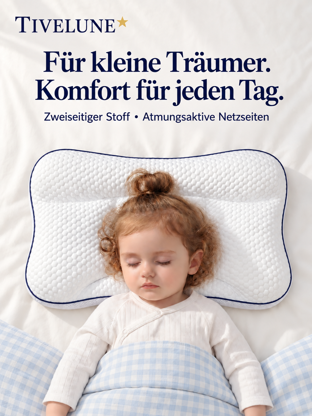 TIVELUNE Ergonomisches Kinderkissen