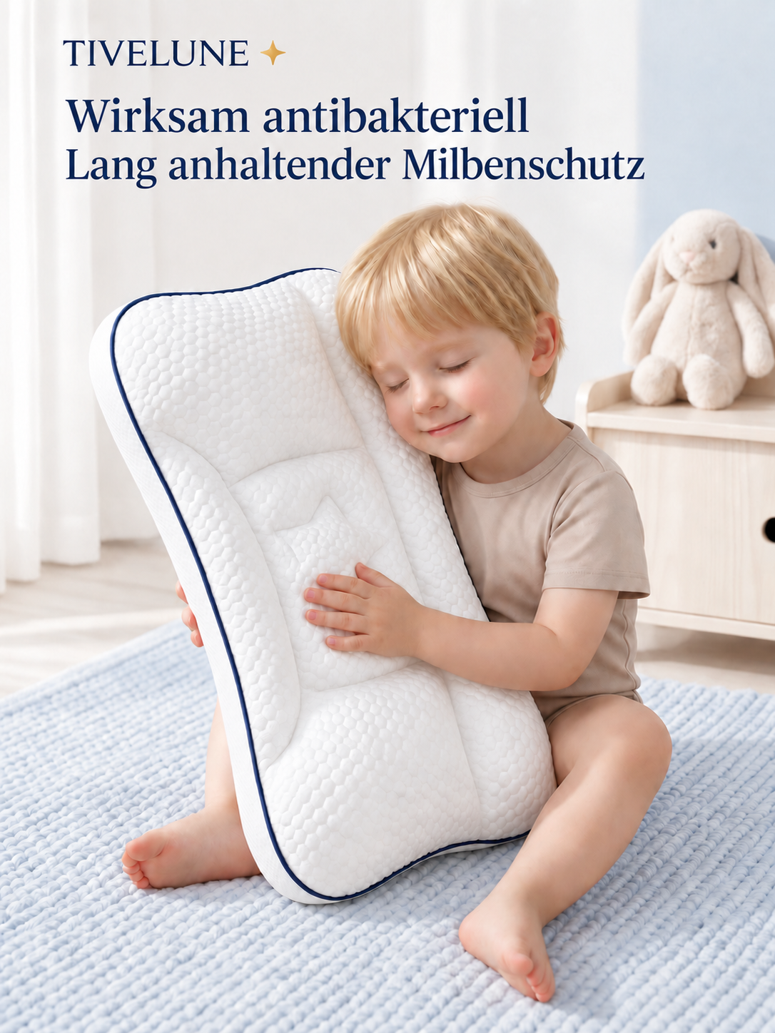 TIVELUNE Ergonomisches Kinderkissen